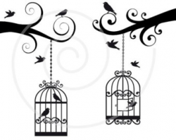 Birdcage clip art | Etsy