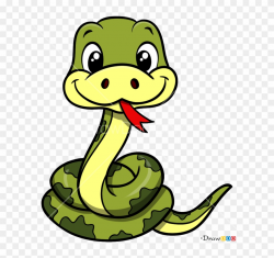 How To Draw Snake - Drawing Of A Snake Cartoon Clipart ...