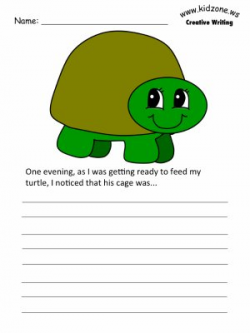 Turtles Writing Prompt