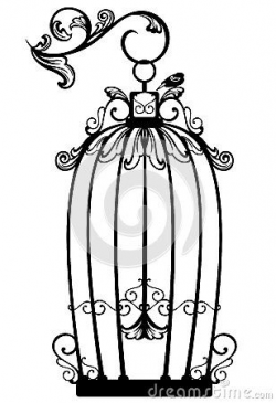 Antique bird cage vector | Black & Gray Tattoos | Pinterest ...