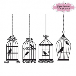 Victorian Bird Cages clip art | Bird Cage Clip Art | craft room ...