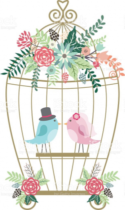 Cage clipart wedding birdcage - Pencil and in color cage clipart ...