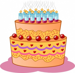 Free Cartoons Birthday Cake - Clipart library - Clip Art Library