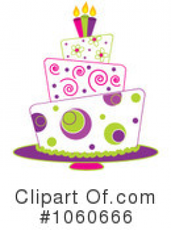 Cake Clipart #1221502 - Illustration by Pams Clipart