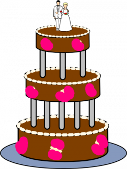 Wedding Cake Clip Art at Clker.com - vector clip art online, royalty ...