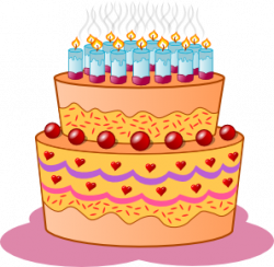 Birthday Cake Clip Art at Clker.com - vector clip art online ...