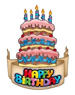 Happy Birthday Cake Clipart | animehana.com