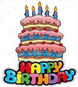 Free Happy Birthday Cake Clipart
