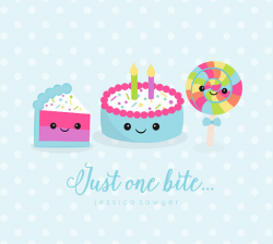 INSTANT DOWNLOAD - Kawaii Cake Clipart and Vectors for personal and ...