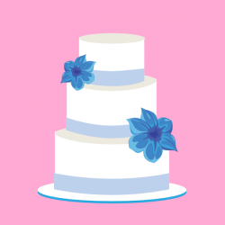 Wedding Cake Logo Clip Art at Clker.com - vector clip art online ...