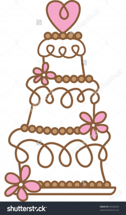Retro ﻿cake clipart, explore pictures | wedding cakes clip art ...