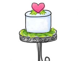 Wedding Cake Clip Art Digital Illustrated Wedding Cakes
