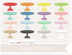 Cake Stand Clipart ~ Illustrations ~ Creative Market
