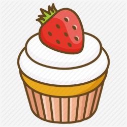Cartoon Strawberry Cake, Cartoon, Strawberry, Cake PNG Image and ...
