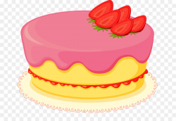 Christmas cake Cupcake Candy cane Clip art - Strawberry Cake png ...