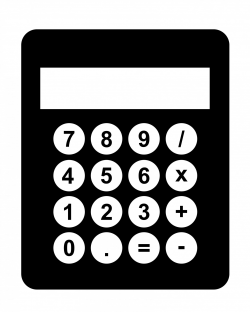 Calculator Black Clipart Free Stock Photo - Public Domain Pictures
