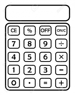 blank calculator | Clipart Station