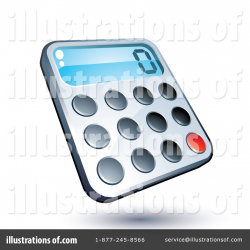Calculator Clipart #34125 - Illustration by beboy