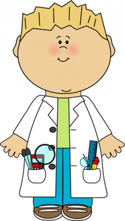 Boy Scientist Clip Art - Boy Scientist Vector Image