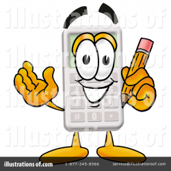 Calculator Clipart #8822 - Illustration by Toons4Biz
