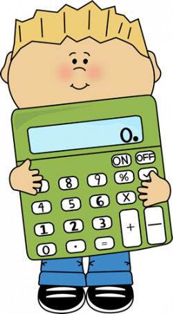 Boy Holding a Giant Calculator free clipart | Clipart | Pinterest ...