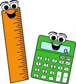 Ruler and Calculator Clip Art - Ruler and Calculator Vector Image