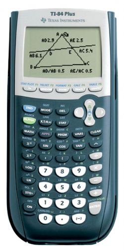 Graphing Calculator Clipart - Letters