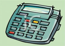 Large Green Calculator Clipart Picture