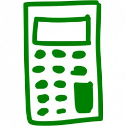 Green calculator icon - Free green calculator icons