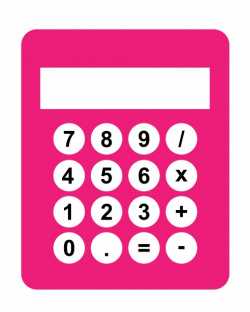 Calculator Pink Clipart Free Stock Photo - Public Domain ...