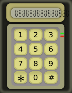Simple Calculator Without Function Buttons Clip Art at Clker.com ...