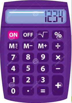 Purple Math Calculator Clipart - Purple Math Calculator, Purple Math ...