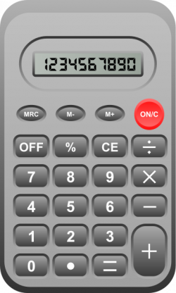 Calculator Clipart iCon SVG Vector file, vector clip art svg ...