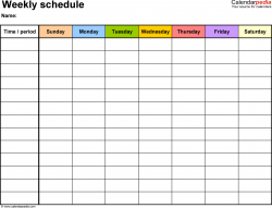 7 day schedule maker - Incep.imagine-ex.co
