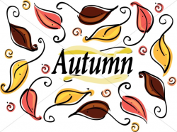 Many Autumn Leaves Clipart | Christian Calendar Clipart