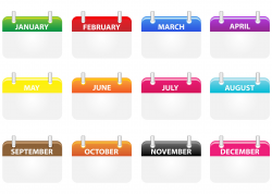Calendar Icons Clipart Free Stock Photo - Public Domain Pictures