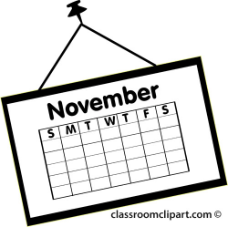 november calendar clip art - Incep.imagine-ex.co