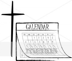 Christian Calendar Clipart | Calendar Menu Graphics