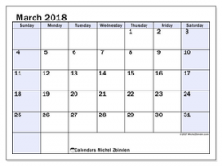 Calendar March Ss | Free Images at Clker.com - vector clip art ...