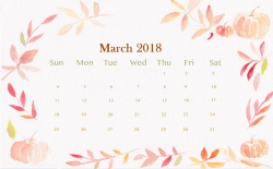 March 2018 Calendar Wallpaper | rudycoby.net