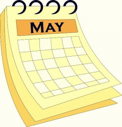 May calendar clipart template | 2018 Printable Calendars | Pinterest ...