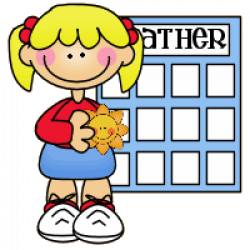 Preschool calendar clipart girl - Clip Art Library
