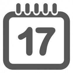 17th date calendar icon - Transparent PNG & SVG vector