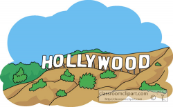 Clipart - hollywood_sign - Classroom Clipart
