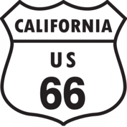 California Route 66 Clip Art at Clker.com - vector clip art online ...