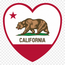 California Flag Heart By Devincook This Clip Art Contains ...
