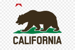 California Flag Clipart - California Republic Black And ...