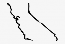 Outline Of California - State Of California Clip Art - Free ...