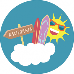 California clipart California Sun Clipart - Pencil and in color ...