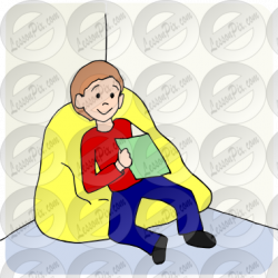 Calm Spot Picture for Classroom / Therapy Use - Great Calm Spot Clipart